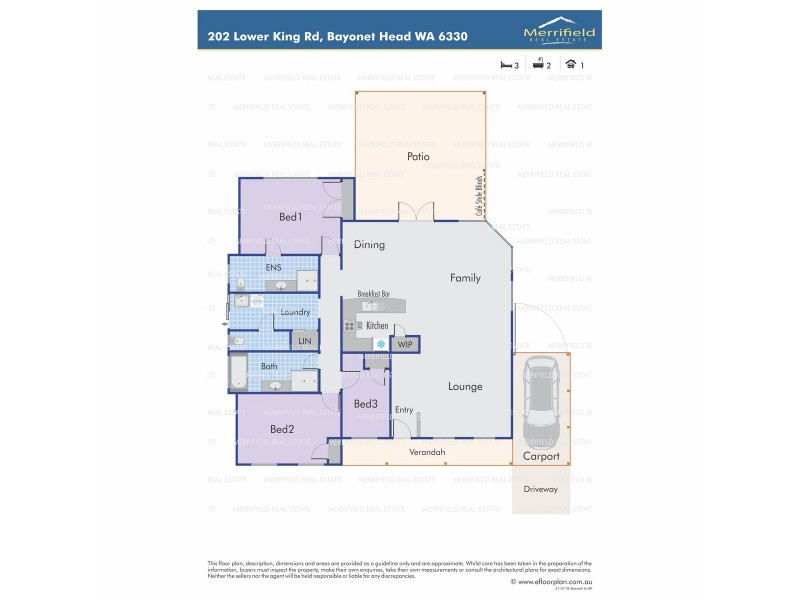202 Lower King Road, Bayonet Head WA 6330 Floorplan