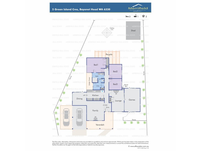 5 Green Island Crescent, Bayonet Head WA 6330 Floorplan