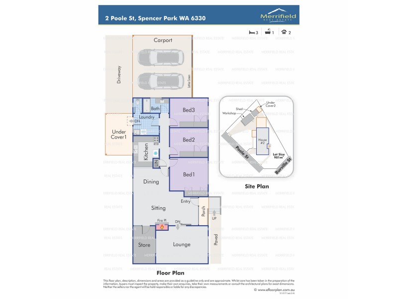 2 Poole Street, Spencer Park WA 6330 Floorplan