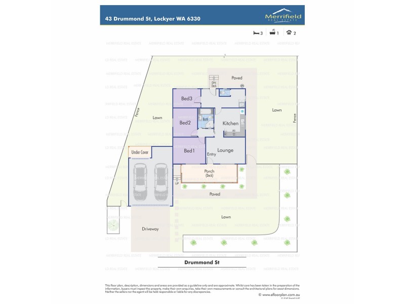 43 Drummond Street, Lockyer WA 6330 Floorplan