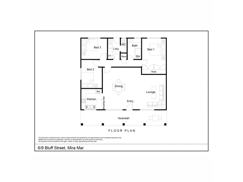 6/9 Bluff Street, Mira Mar WA 6330 Floorplan