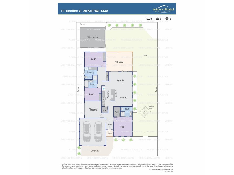 14 Satellite Close, Mckail WA 6330 Floorplan