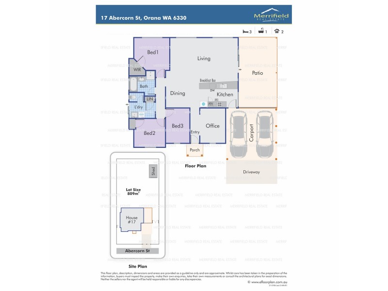 17 Abercorn Street, Orana WA 6330 Floorplan