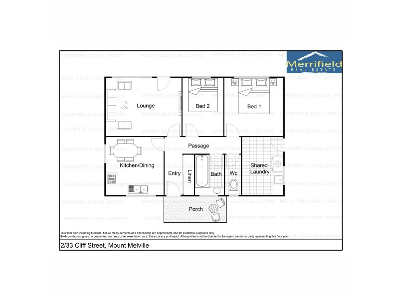 2/33 Cliff Street, Mount Melville WA 6330 Floorplan