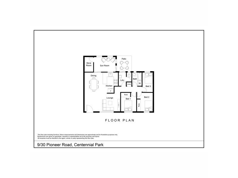 9/30 Pioneer Road, Centennial Park WA 6330 Floorplan