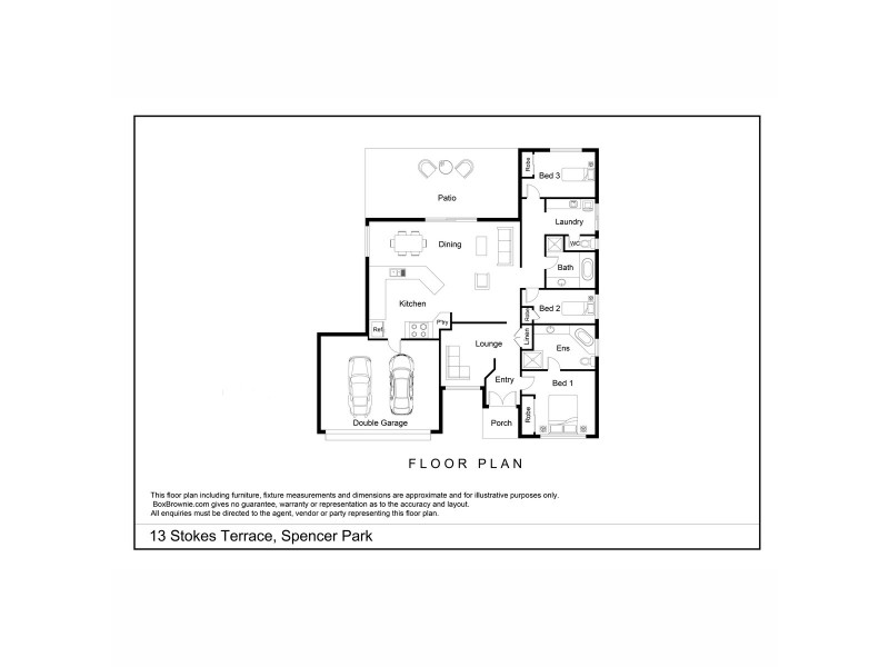 13 Stokes Terrace, Spencer Park WA 6330 Floorplan
