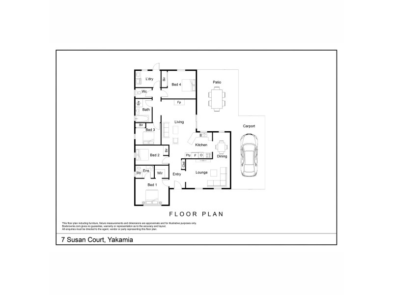 7 Susan Court, Yakamia WA 6330 Floorplan