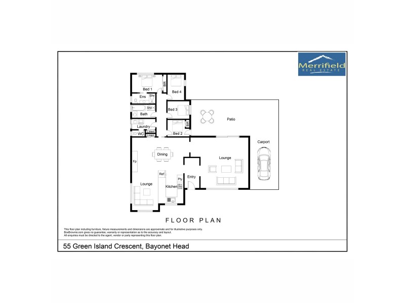 55 Green Island Crescent, Bayonet Head WA 6330 Floorplan
