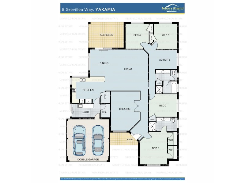 8 Grevillea Way, Yakamia WA 6330 Floorplan