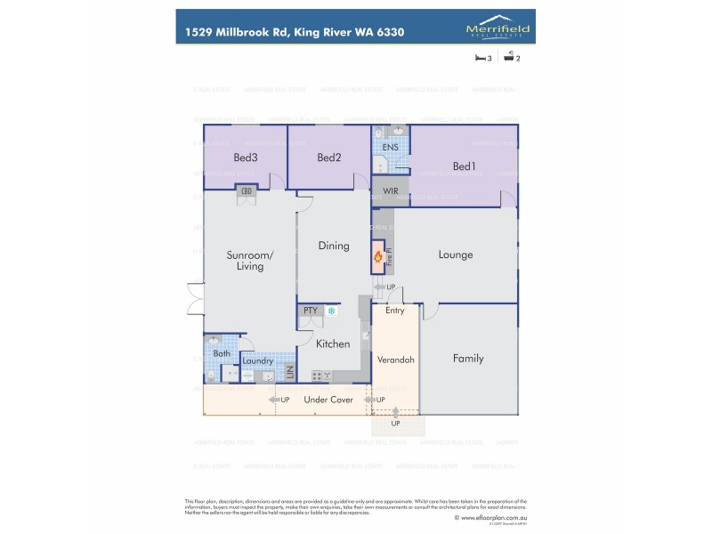 1529 Millbrook Road, King River WA 6330 Floorplan