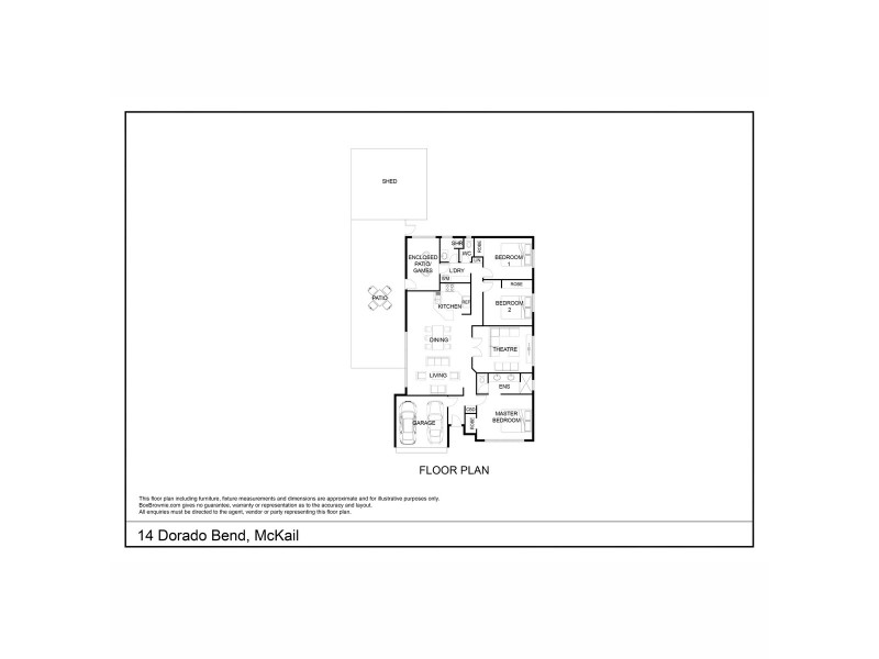 14 Dorado Bend, Mckail WA 6330 Floorplan