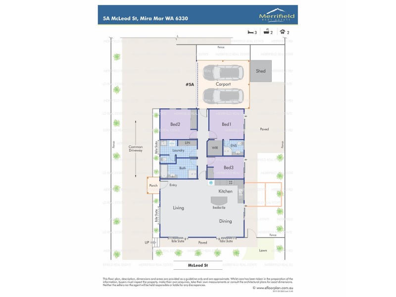 5A McLeod Street, Mira Mar WA 6330 Floorplan