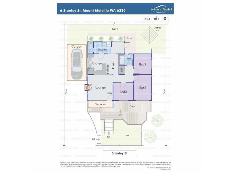 6 Stanley Street, Mount Melville WA 6330 Floorplan
