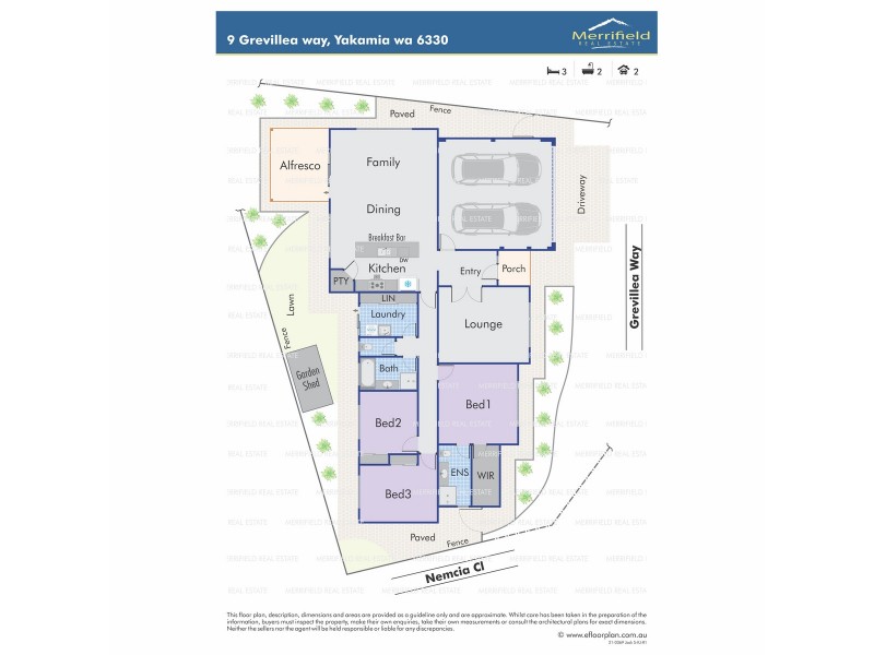 9 Grevillea Way, Yakamia WA 6330 Floorplan