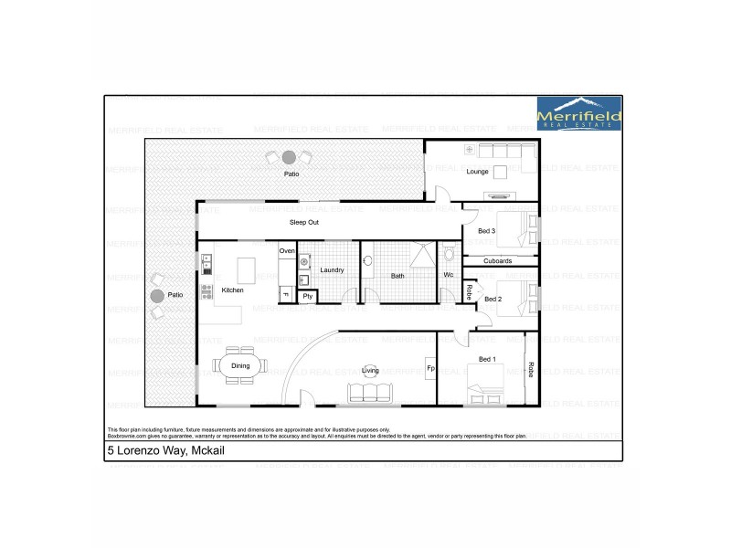 5 Lorenzo Way, Orana WA 6330 Floorplan