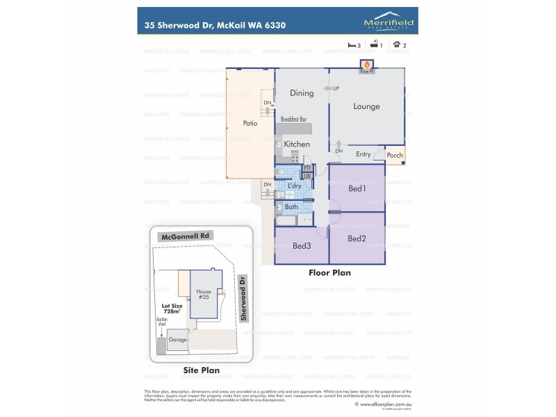 35 Sherwood Drive, Mckail WA 6330 Floorplan