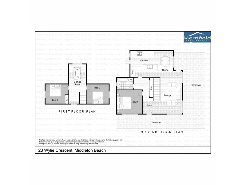 23 Wylie Crescent, Middleton Beach WA 6330 Floorplan