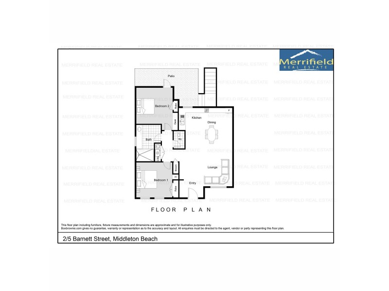 2/5 Barnett Street, Middleton Beach WA 6330 Floorplan