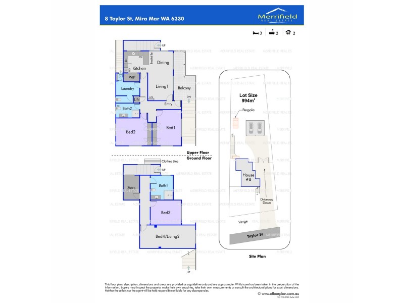 8 Taylor Street, Mira Mar WA 6330 Floorplan