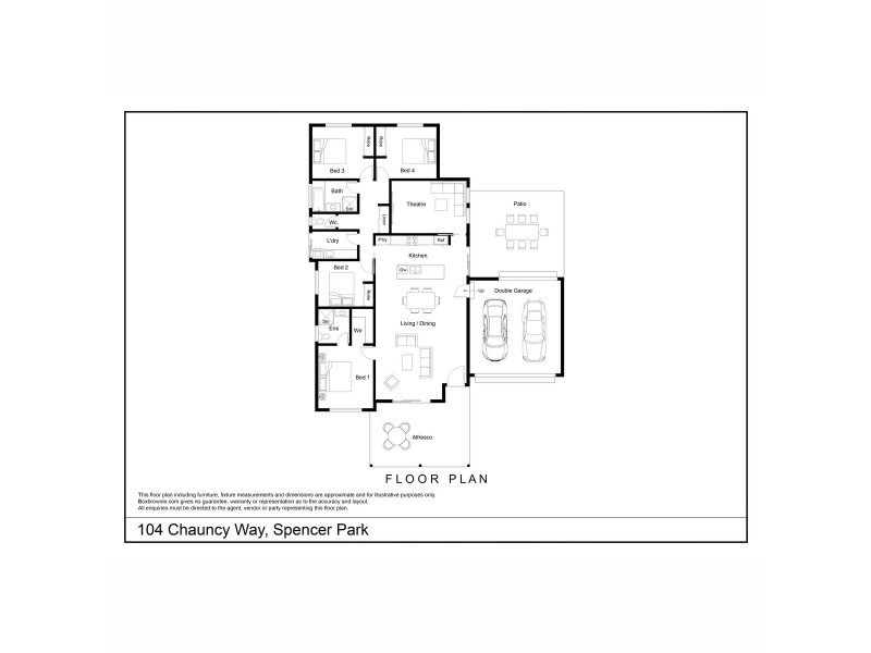 104 Chauncy Way, Spencer Park WA 6330 Floorplan