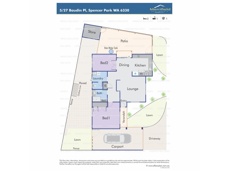 5/27 Baudin Place, Spencer Park WA 6330 Floorplan