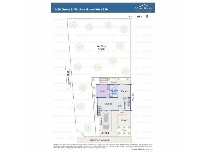1/20 Grove Street West, Little Grove WA 6330 Floorplan