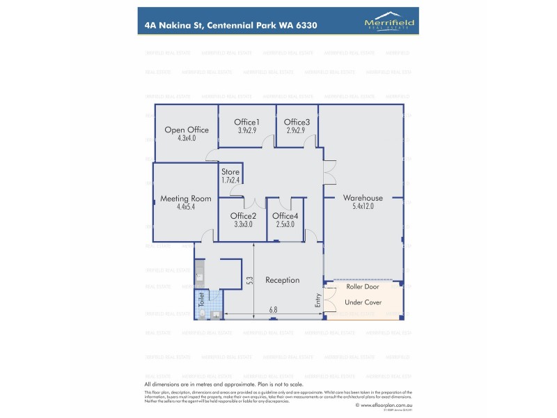4A Nakina Street, Centennial Park WA 6330 Floorplan