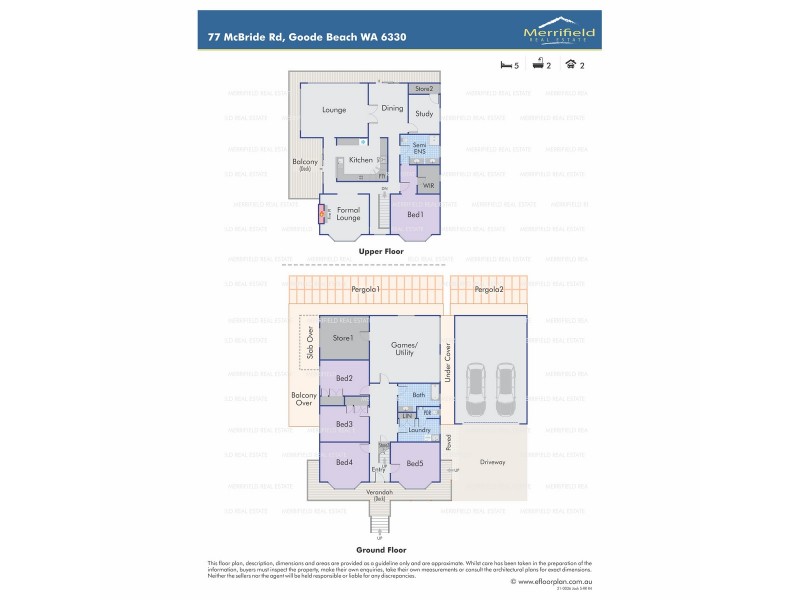 77 McBride Road, Goode Beach WA 6330 Floorplan