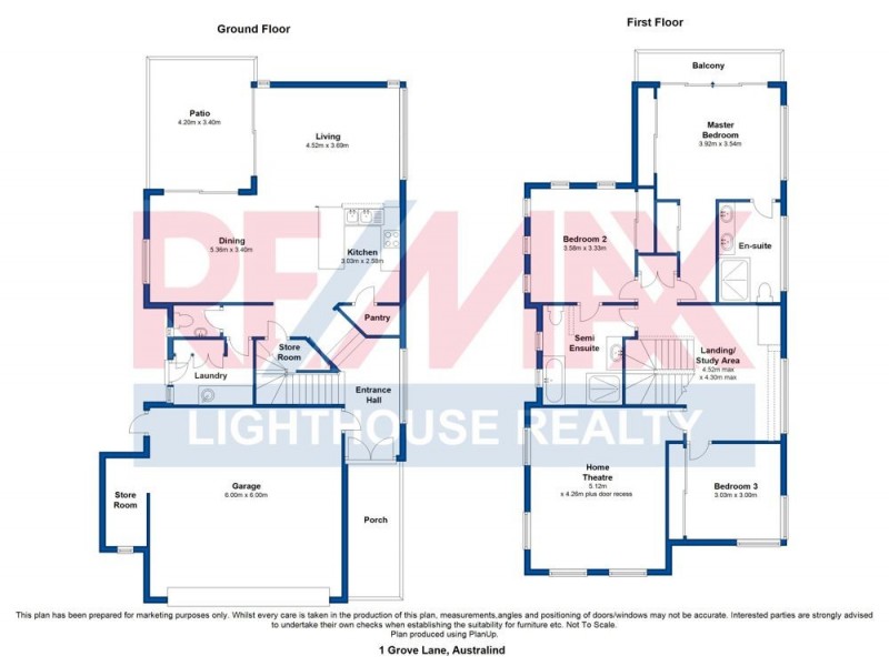 1 Grove Lane, Australind WA 6233 Floorplan
