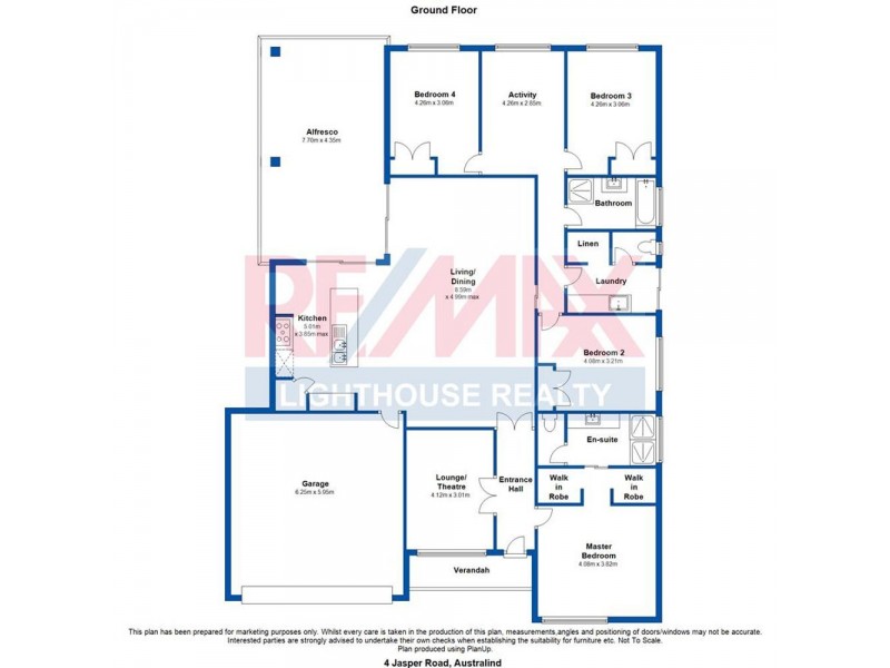 4 Jasper Road, Australind WA 6233 Floorplan
