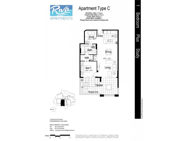 01/22 Riverview Terrace, Indooroopilly QLD 4068