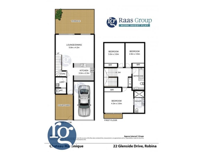 22-34 Glenside Drive, Robina QLD 4226 Floorplan