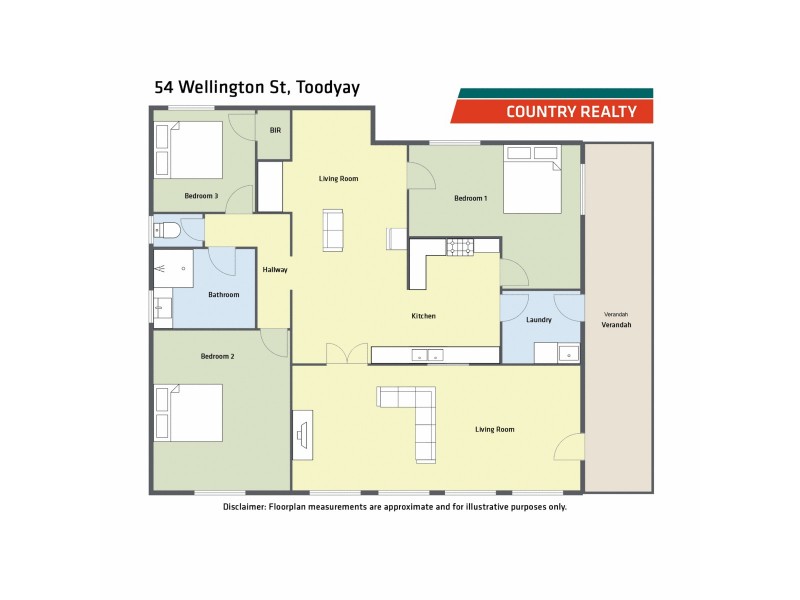 54 Wellington Street, Toodyay WA 6566 Floorplan