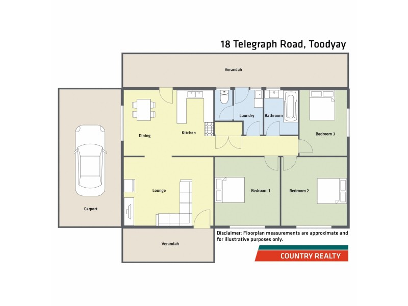 18 Telegraph Road, Toodyay WA 6566 Floorplan