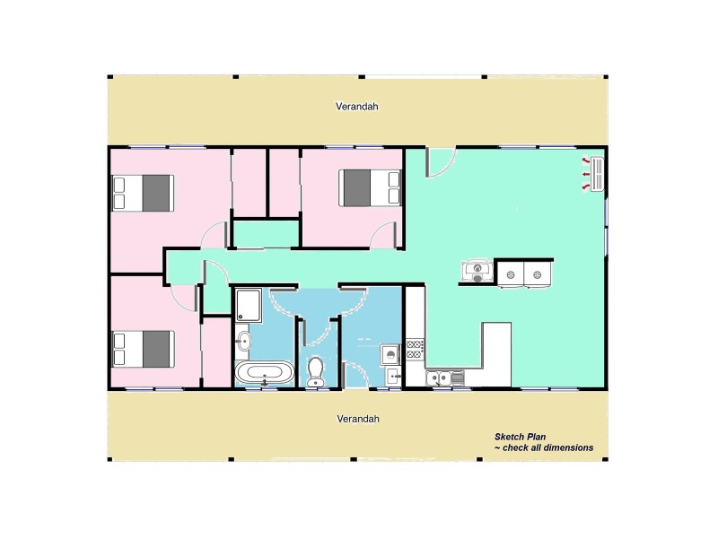 4 Marri Road, Julimar, Toodyay WA 6566 Floorplan