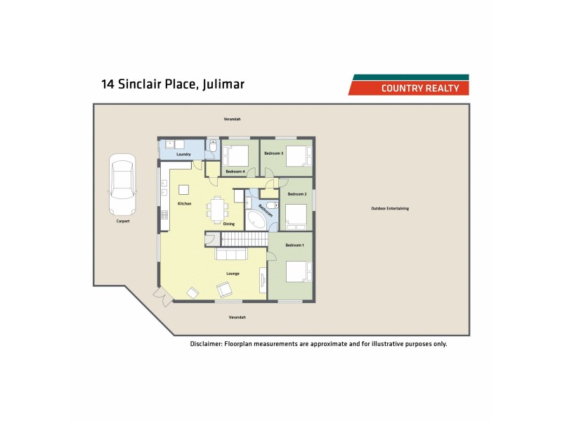 14 Sinclair Place, Julimar, Toodyay WA 6566 Floorplan