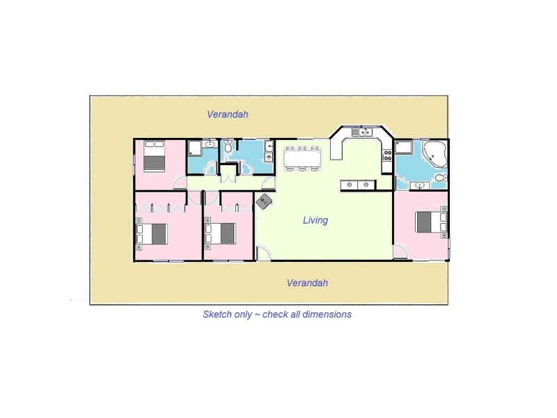 Lot 17 Sixth Road, Bejoording, Toodyay WA 6566 Floorplan
