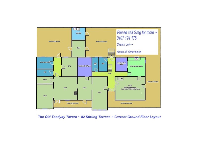 82 Stirling Terrace, Toodyay WA 6566 Floorplan