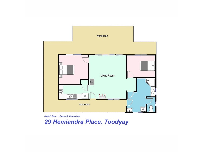 29 Hemiandra Place, Toodyay WA 6566 Floorplan