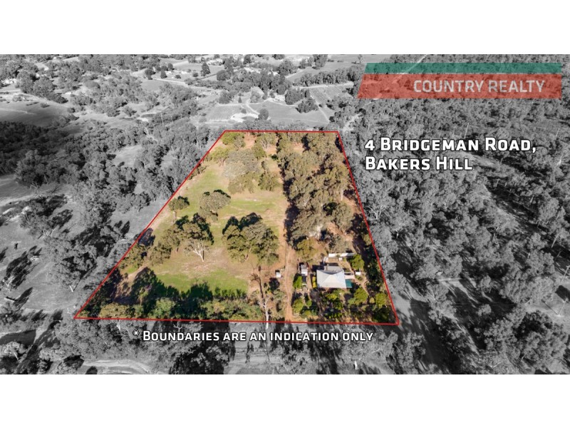 4 Bridgeman Road, Bakers Hill WA 6562