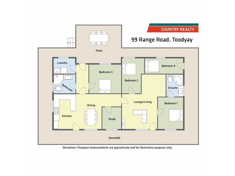 99 Range Road, Toodyay WA 6566 Floorplan