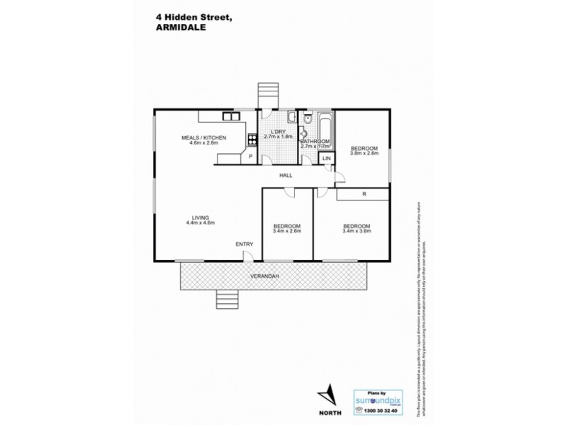 4 Hiddens Street, Armidale NSW 2350 Floorplan