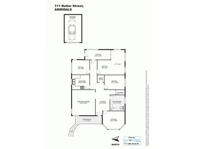 111 Butler Street, Armidale NSW 2350 Floorplan