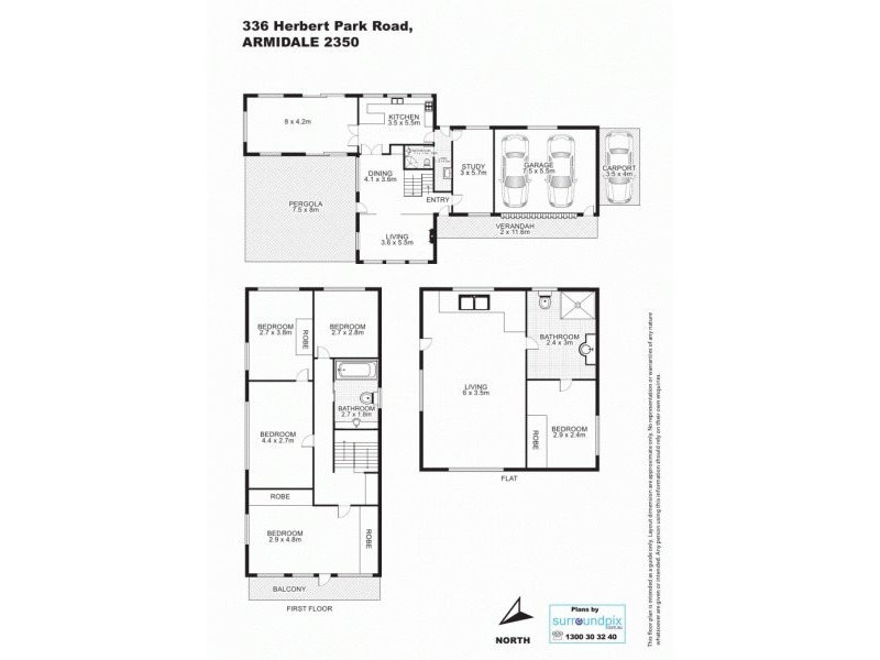 336 Herbert Park Road, Armidale NSW 2350 Floorplan