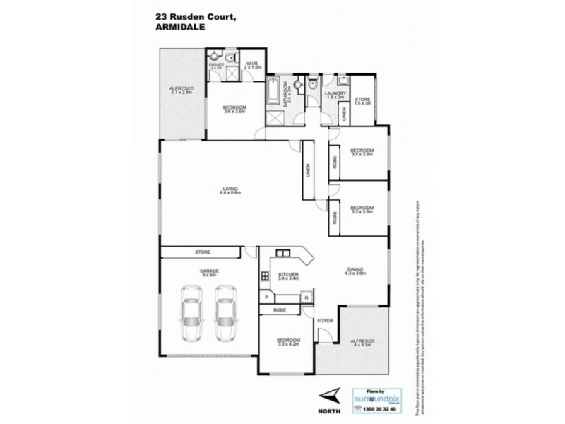 23 Rusden Court, Armidale NSW 2350 Floorplan