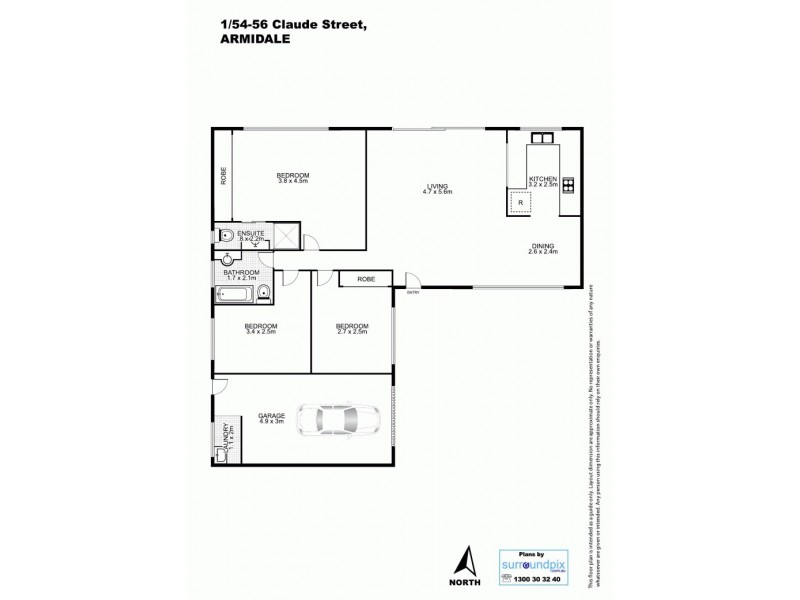 1/54-56 Claude Street, Armidale NSW 2350 Floorplan