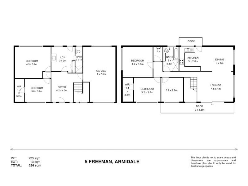 5 Freeman Crescent, Armidale NSW 2350 Floorplan