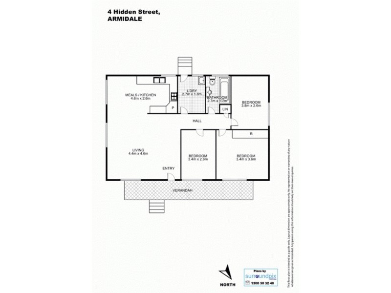 4 Hiddens Street, Armidale NSW 2350 Floorplan