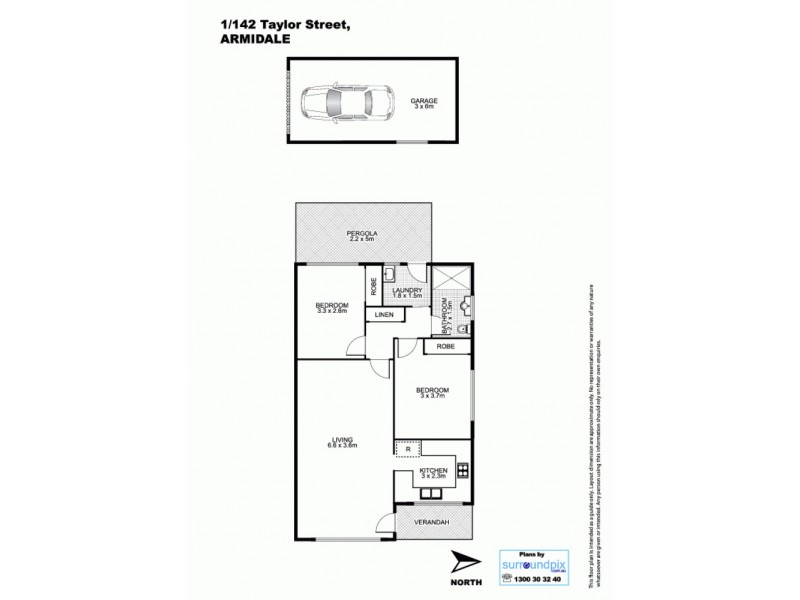 1/142 Taylor Street, Armidale NSW 2350 Floorplan