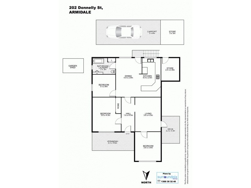 202 Donnelly Street, Armidale NSW 2350 Floorplan